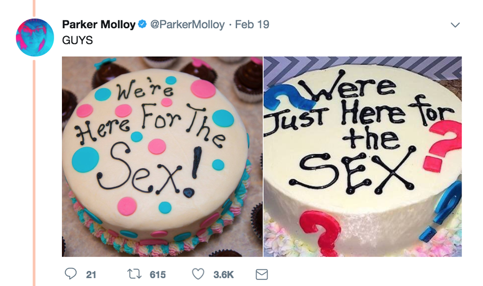 Twitter Users Are Really Confused About These Weird Gender Reveal Cakes