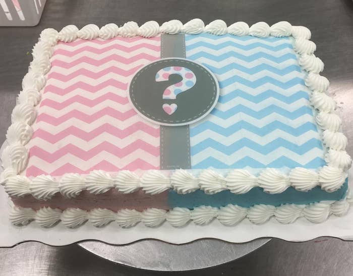 Twitter Users Are Really Confused About These Weird Gender Reveal Cakes Twitter Users Are Really Confused About These Weird Gender Reveal Cakes