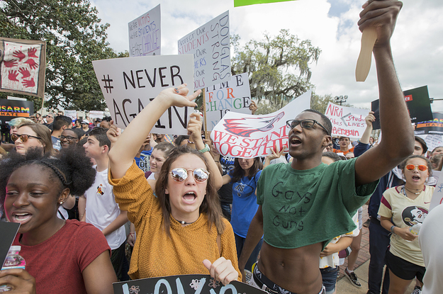 Florida School Shooting Survivors March To The State Capitol Demanding ...