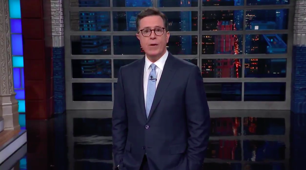 "Look at the #MeToo movement," Colbert said. "A lot of men in power did not see that coming, but it proved that change can happen overnight."