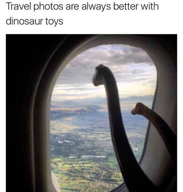 Always bring your dinosaurs along: