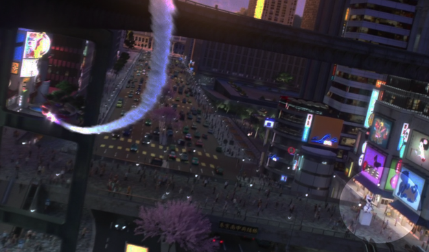 In Big Hero 6, a statue of Olaf from Frozen can be seen on the streets of San Fransokyo.