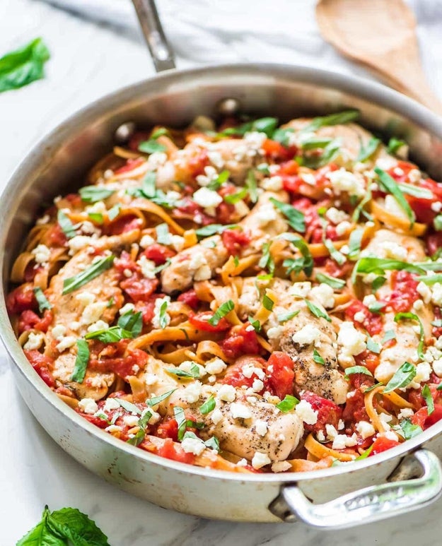 Chicken Feta Pasta