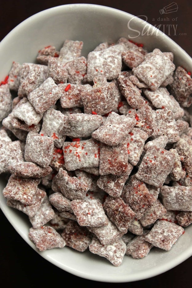 Chocolate Cherry Cordial Muddy Buddies