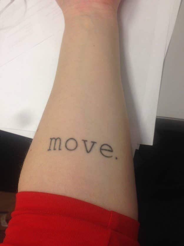 "A myriad of mental health issues have made simple tasks like getting out of bed seem impossible. This is a reminder that, in those impossible moments, getting up and "moving" is a quick way to feel better." — livvbit