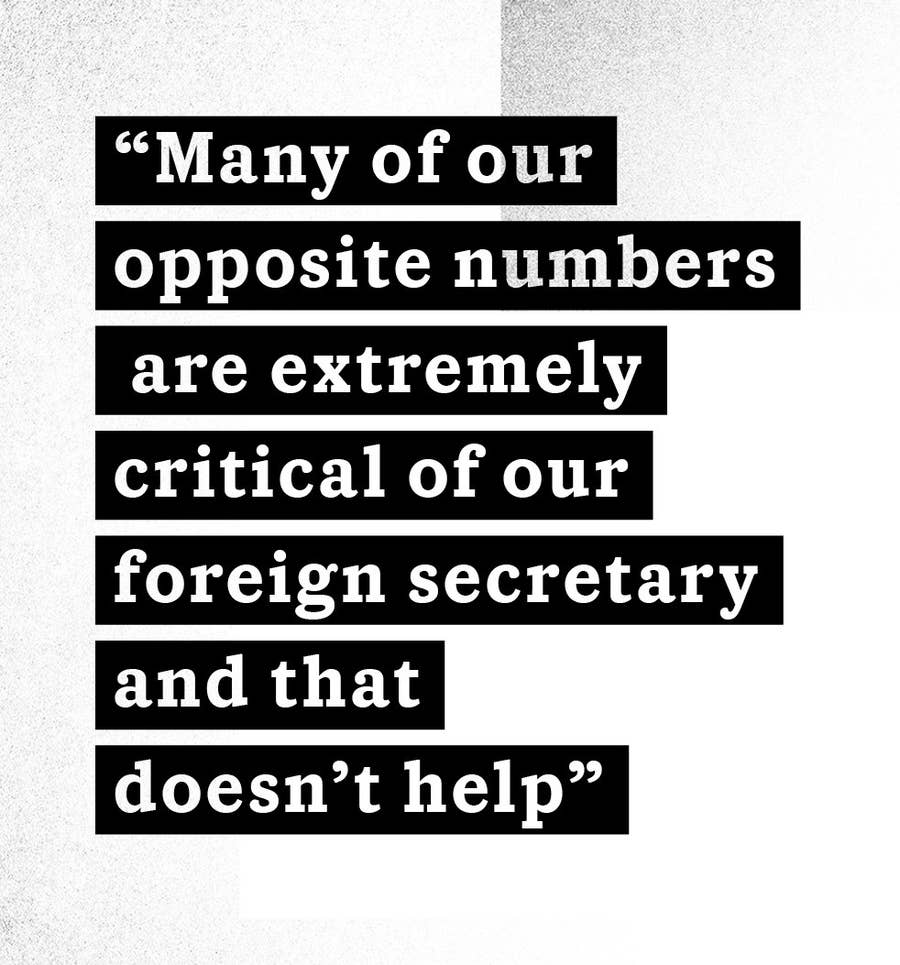 The Chair Of The Foreign Affairs Committee Says Boris Johnson Is Failing To Provide Leadership At The Foreign Office