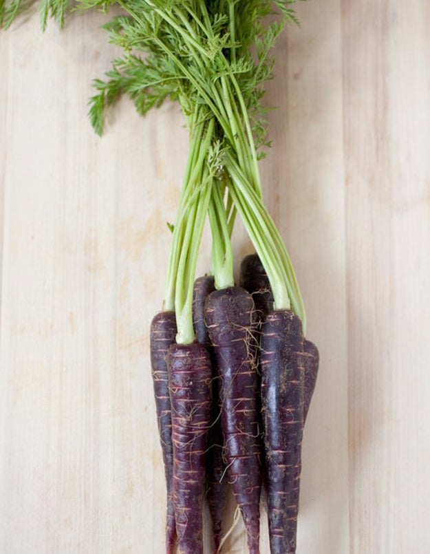 Carrots were originally purple.