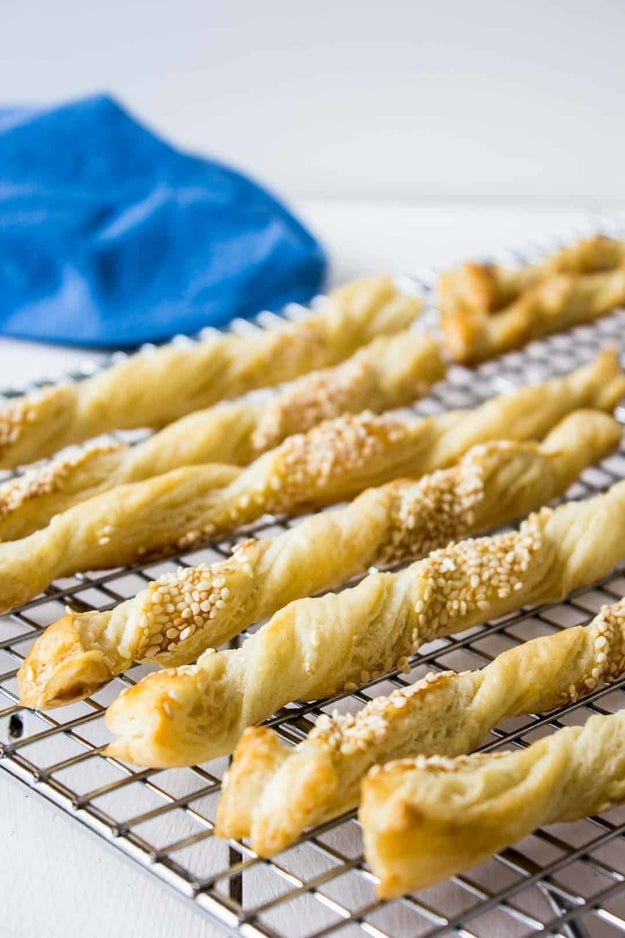 Puff Pastry Cheese Straws