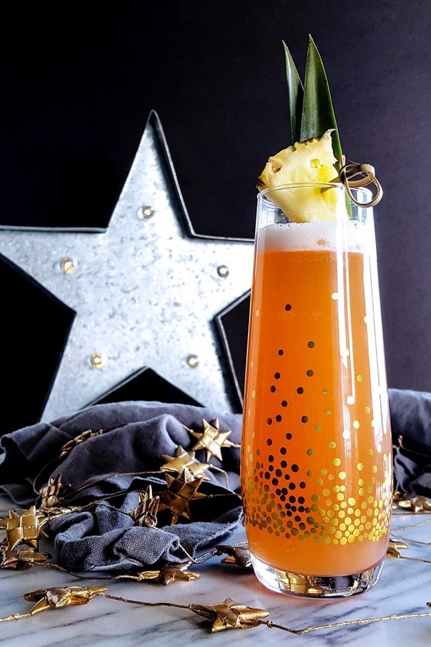 Ginger Jungle Bird Sparkling Cocktail