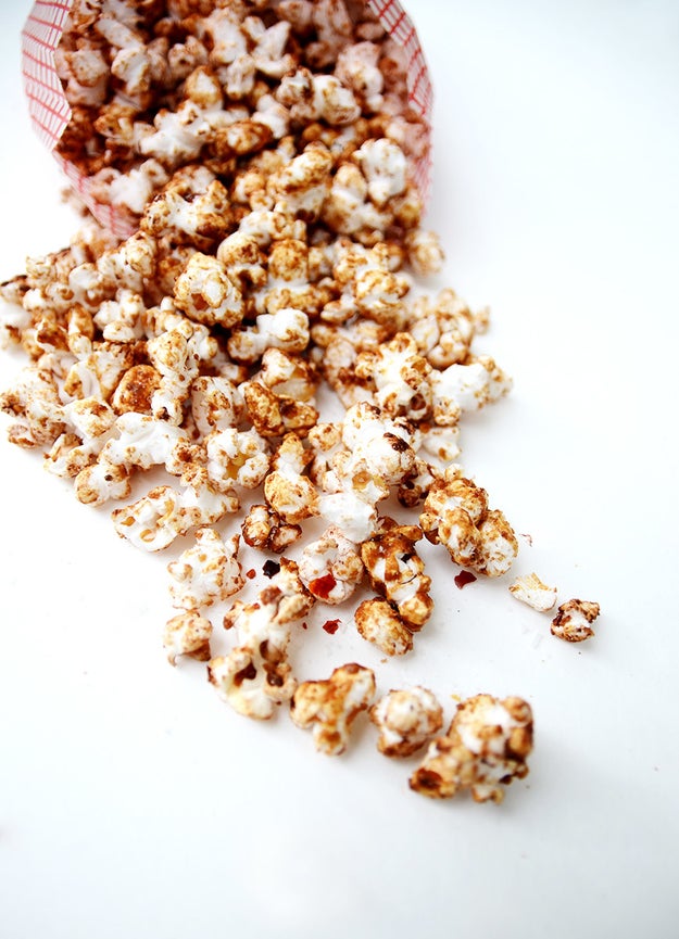 Mexican Spiced Hot Chocolate Popcorn