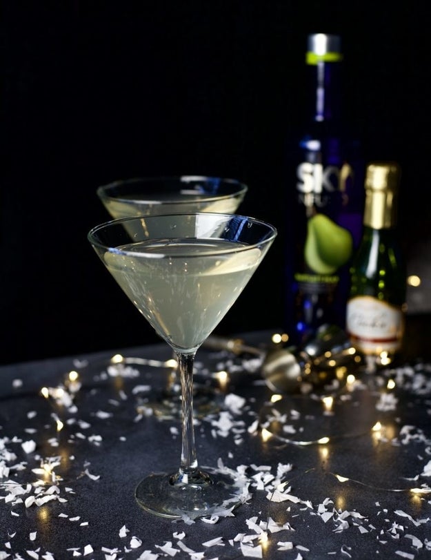 Sparkling Pear Martini