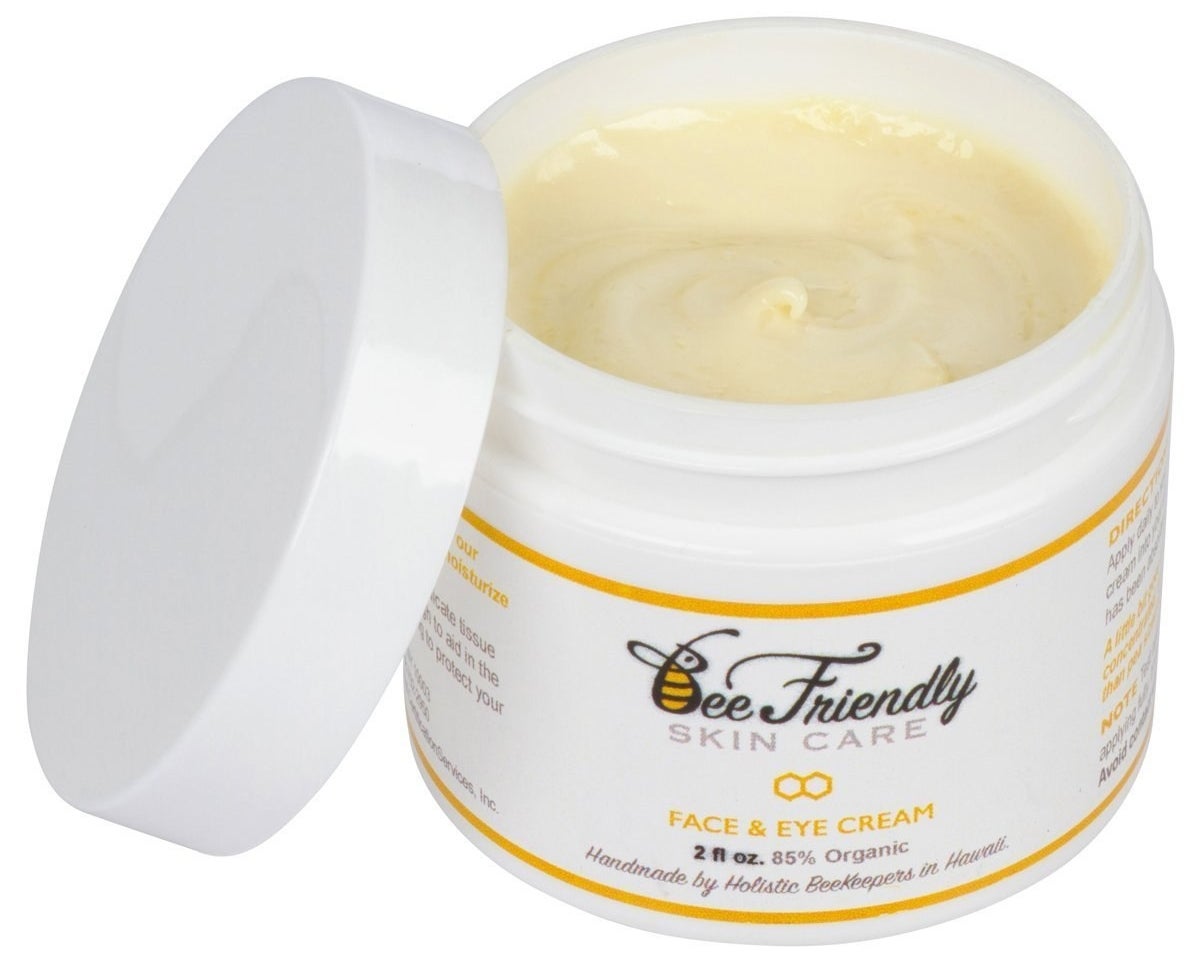 This paraben-free, non-GMO, organic cream is made of purified water, organic extra virgin olive oil, beeswax with pollen and propolis, raw Hawaiian honey with royal jelly, essential oils, and vitamin E. It's made without fragrances and they do not test on animals! Promising review: "For about a year now I have been struggling with dry, acne-prone skin, and now the game has changed! I cannot believe the difference just one week using this has made. I have my face back to normal! I highly recommend, and will be buying more once I finish this jar! Couldn't be happier!" —SarahPrice: $24.99