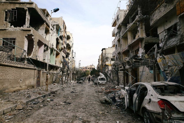 The area has been under siege by government and pro-Syrian regime forces for years. In the past week, the violence has intensified.