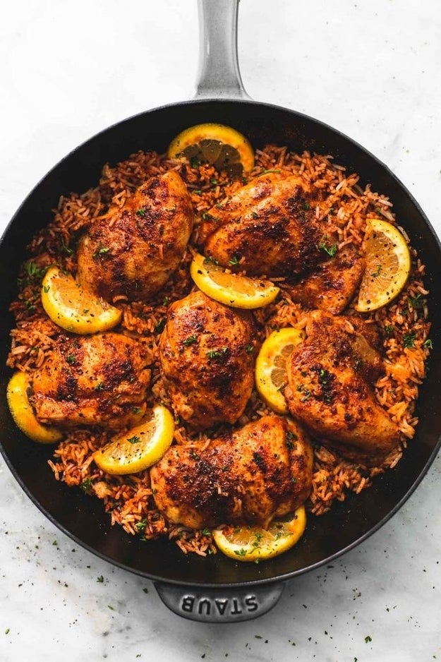 One-Pan Spanish Chicken and Rice