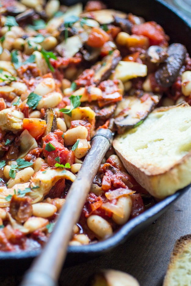 Tuscan White Bean Skillet