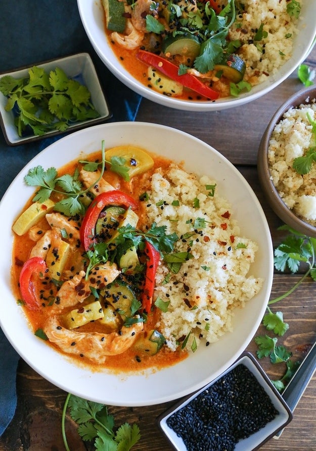 Red Curry Chicken with Vegetables