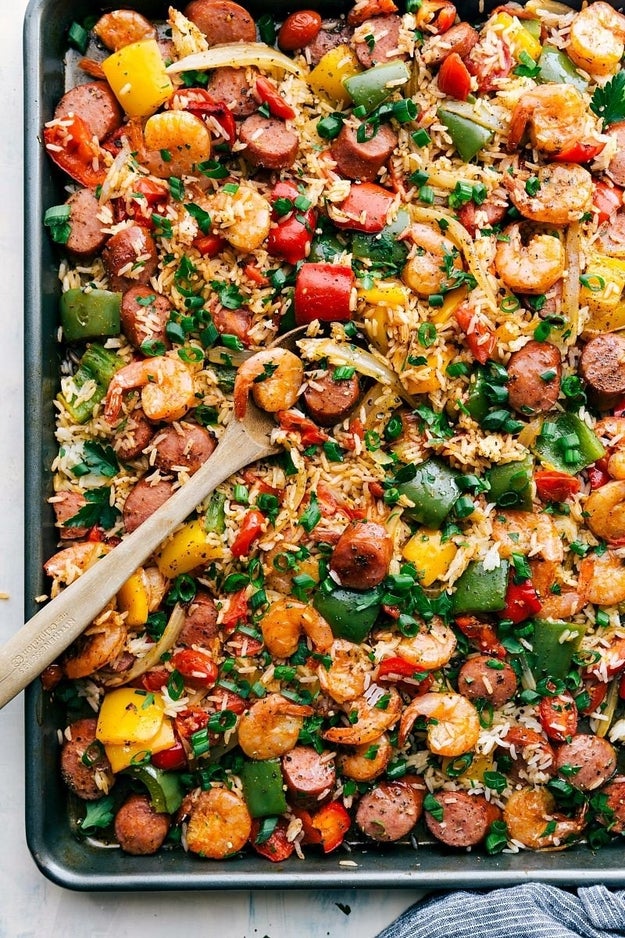 Sheet Pan Jambalaya