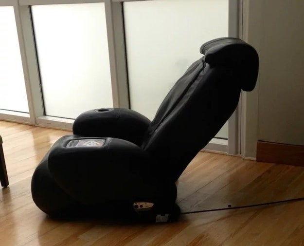 Technically, this is a massage chair, not a penis.