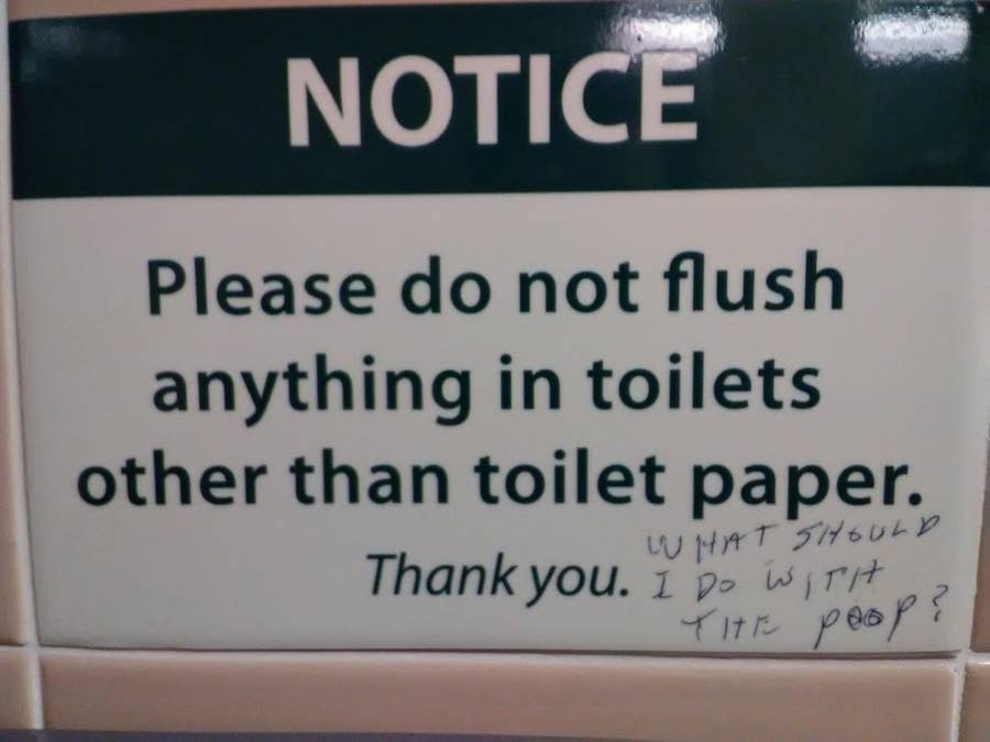 19 Signs Found In Bathrooms That Are So Funny You Might Pee A Little