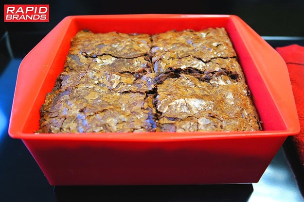 A brownie pan capable of delivering delicious desserts in under four minutes for when you need sugar, like, this second.