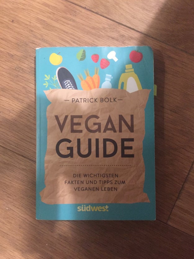 I bought an introductory guide to veganism.