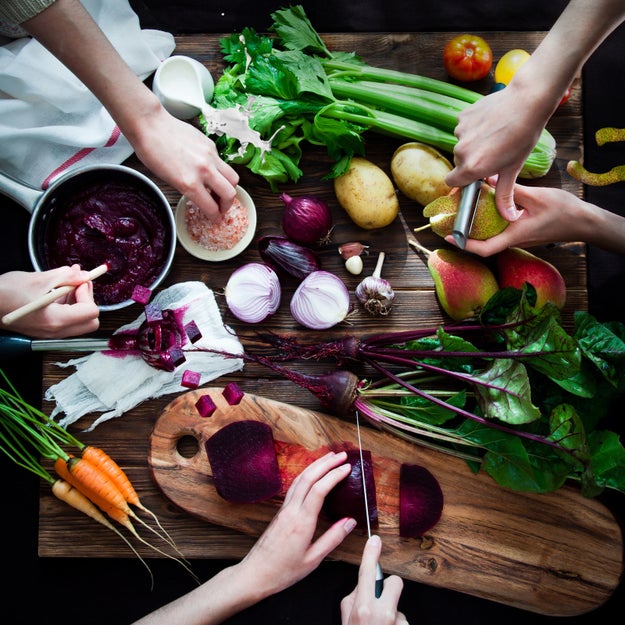 I bought a cookbook, and I started to cook more frequently.