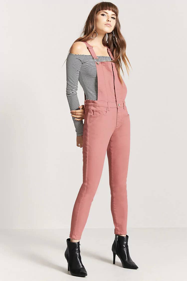 Forever 21 discount pink overalls
