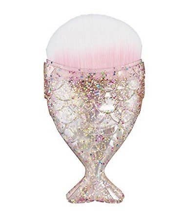 Promising review: "Cheap, but cute. The bristles aren't OVERLY soft, but they're not too stiff, either. It's a pretty dense brush. But It's also pretty see-through, and mine is more of a pink color with pink and aqua/green glitter. It took about two weeks to get here. I can't think of any other useful information. But I like it." —LacyGet it from Amazon for $4.29 or a similar one from Jet for $5.49.