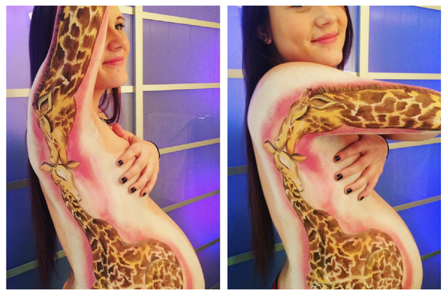 But then being able to embrace the beauty of your changing body.