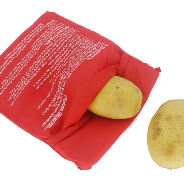 A potato bag so you can bake your spuds even when your conventional oven is a dud.