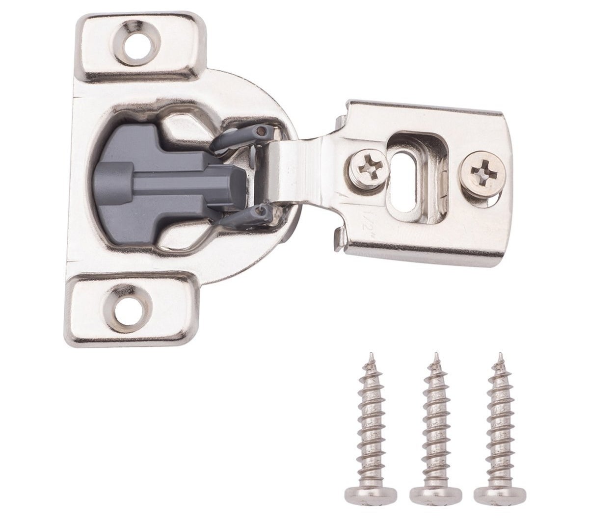 The nickel plated steel soft close hinge