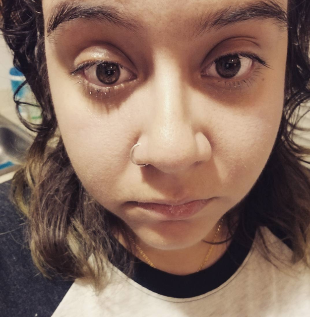 Having this post-puke face every morning...