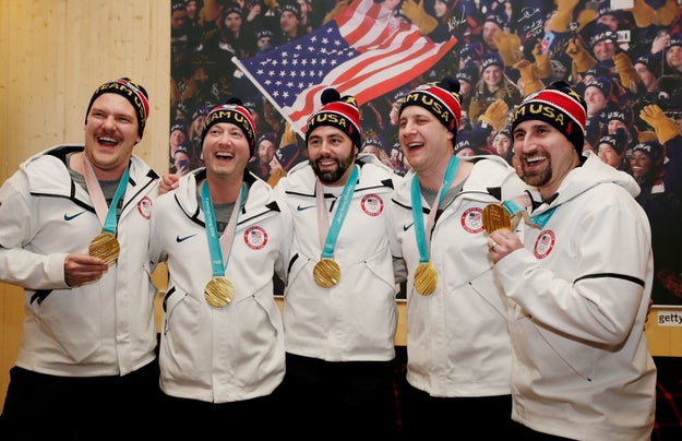 Remember how, many moons ago, the US men's curling team brought home its FIRST EVER GOLD MEDAL?! Well, now Twitter has reminded us about them...