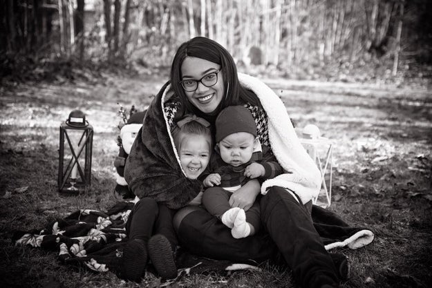 This is Malieka Roman with her two kids, 3-year-old Melodi-Rose and 8-month-old Hagen. They live in Fort Drum, New York.