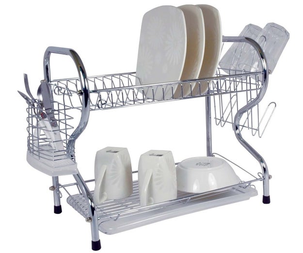 A 22-inch dish rack that can literally hold all of the things.