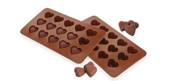 A silicone mold set that's non-toxic and made to last so you can design your very own heart-shaped treats forever.