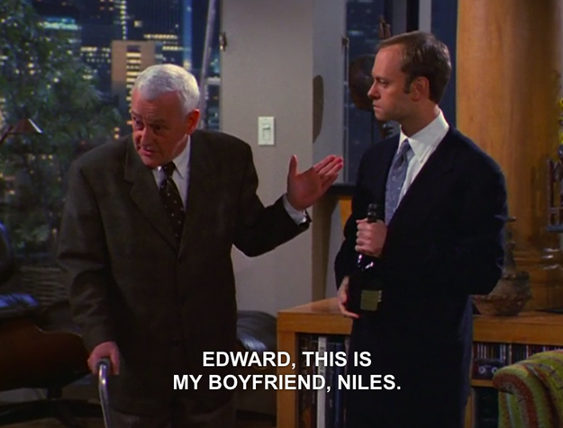 ...and HIS ONLY SOLUTION is to pretend to be dating his own son...
