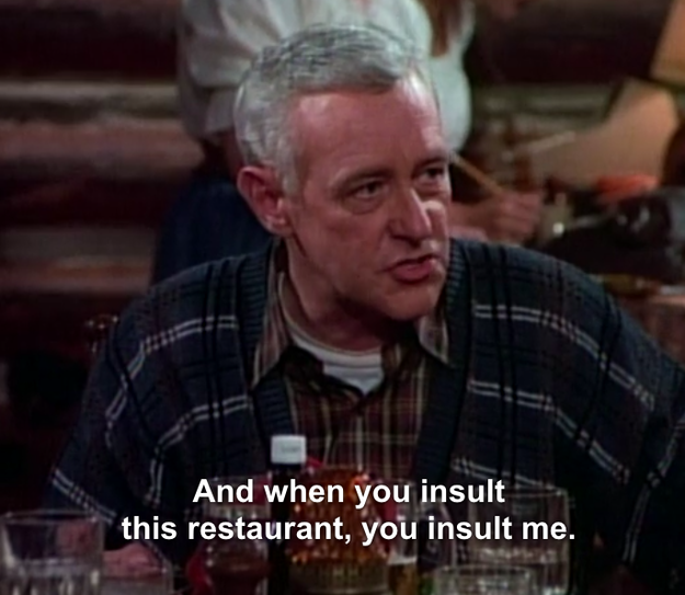 When he wasn't afraid to call out his sons for being snobs: