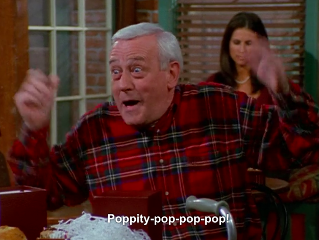 When he talks about Eddie playing with bubble wrap: