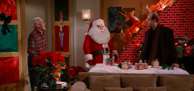 His love for Christmas decor: