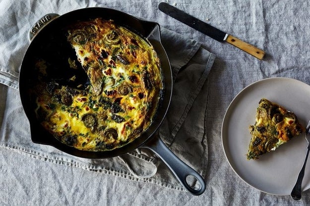 Fiddlehead Frittata