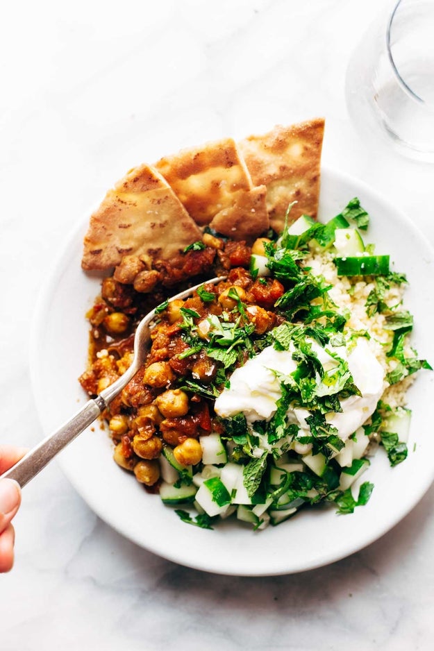 Moroccan-Spiced Chickpea Bowl