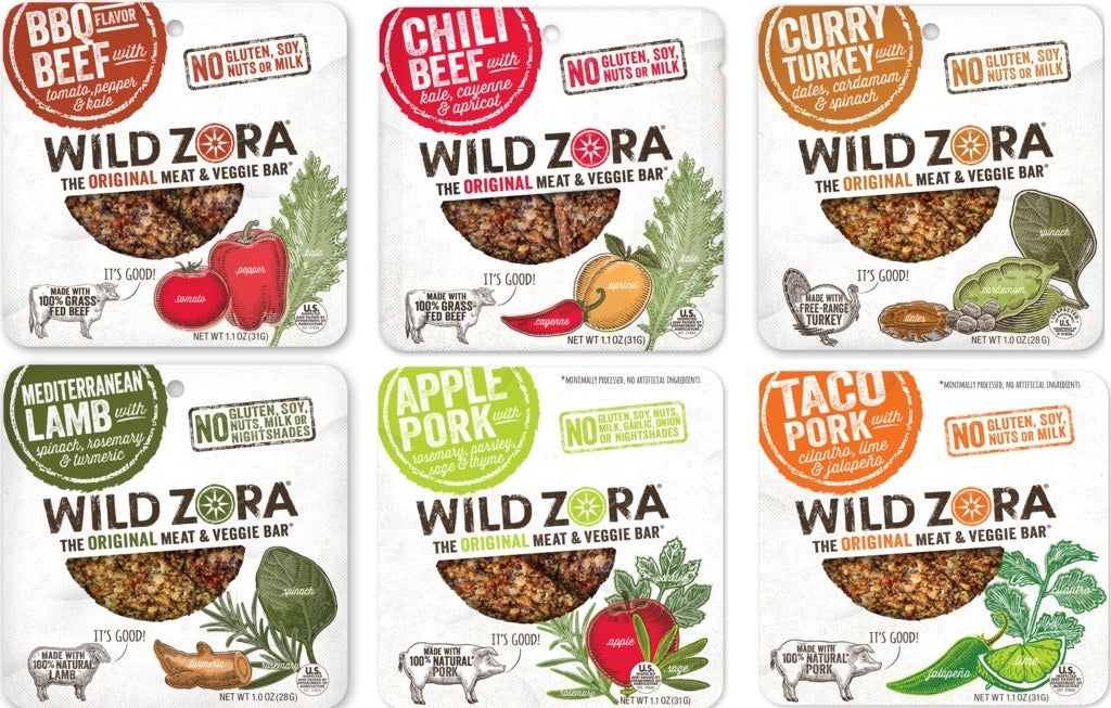 Replace that stagnant and sugar-packed protein bar with a real-food Meat & Veggie Bar from Wild Zora. Made from humanely-raised meats, and organic fruits and veggies, you’ll feel like you’ve enjoyed a real-food meal on-the-go and at only 120-calories and 6-8g of protein. Available in seven savory flavors like Mediterranean Lamb, Curry Turkey and BBQ Beef, you get the nutrition you need and avoid the sweets typically hidden in other bars and jerky snacks.