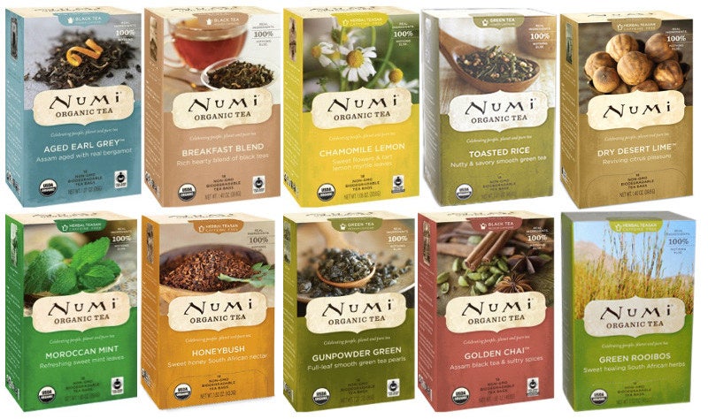 Numi Organic Tea is known for delicious organic, non-GMO and Fair Trade Certified teas and teasans. The brand promises to bring consumers a premium experience of tea taste in a high quality, sustainably sourced product that is both affordable and approachable in modern design.