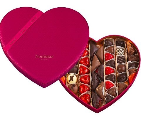 Neuhaus Chocolates announces 3 new limited edition praline flavors just in time for Valentine's Day. First, the strawberry and almond praline infused heart is a red heart of white chocolate infused with strawberry ganache and almond praline with an undertone of gingerbread herbs. Second, the raspberry and milk chocolate heart is a luxe chocolate heart brimming with raspberry compote, and almond and hazelnut praline with an exotic touch of pink pepper from Serbia. Finally, the cherry and almond praline dark heart is a fondant chocolate heart lovingly filled with cherry ganache and an almond praline with dash of anise seed.