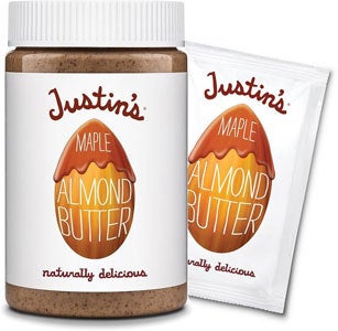Justin’s makes naturally delicious, high-quality nut butters, nut butter snacks and organic peanut butter cups that deliver great taste, unique texture and convenient nutrition. Established in 2004 in the home kitchen of health enthusiast Justin Gold, Justin’s supports an on-the-go lifestyle and was the first nut butter brand to market nut butters in single-serve squeeze packs. Justin’s peanut butter cups are USDA-certified organic and are made with Rainforest Alliance Certified cocoa.