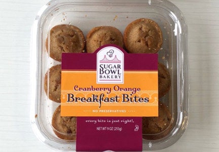 Sugar Bowl Bakery launches Breakfast Bites—the nutritious take on a grab-and-go breakfast pastry. These denser than a muffin, airier than a brownie “Bites” will be available in Double Chocolate, Blueberry Lemon and Cranberry Orange. The whole grain ingredients and added dried fruit make these Bites a healthy and delicious breakfast option.
