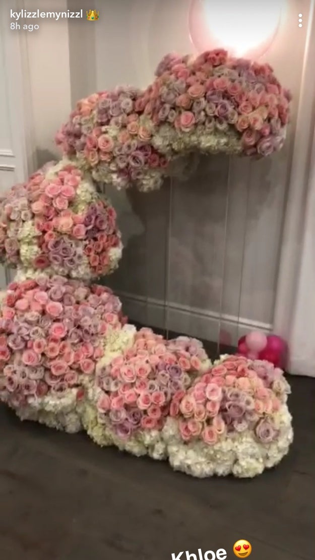 And if you've noticed the trend, you'll probably be able to guess what Khloé sent to celebrate the birth.