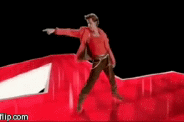 When you heard this: While awkwardly practising moves for the school year-end party.