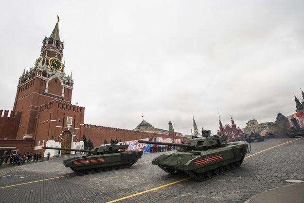 To relive the glory days like Russia when it celebrates the end of World War II in Red Square every year?